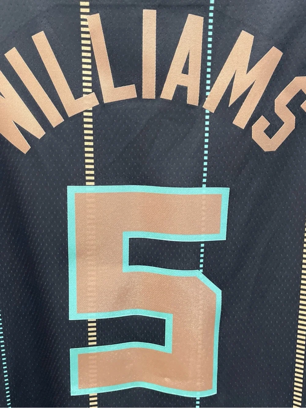 Jordan NBA  Williams # 5Charlotte Hornets Swingman Jersey M 2022-23 City Edition
